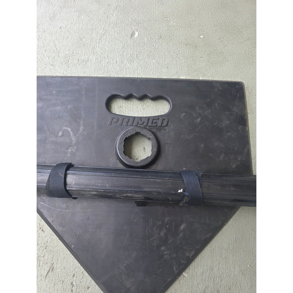 Primed Baseball Softball Batting Tee Rubber Home Plate Training Aid Black - Picture 2 of 10